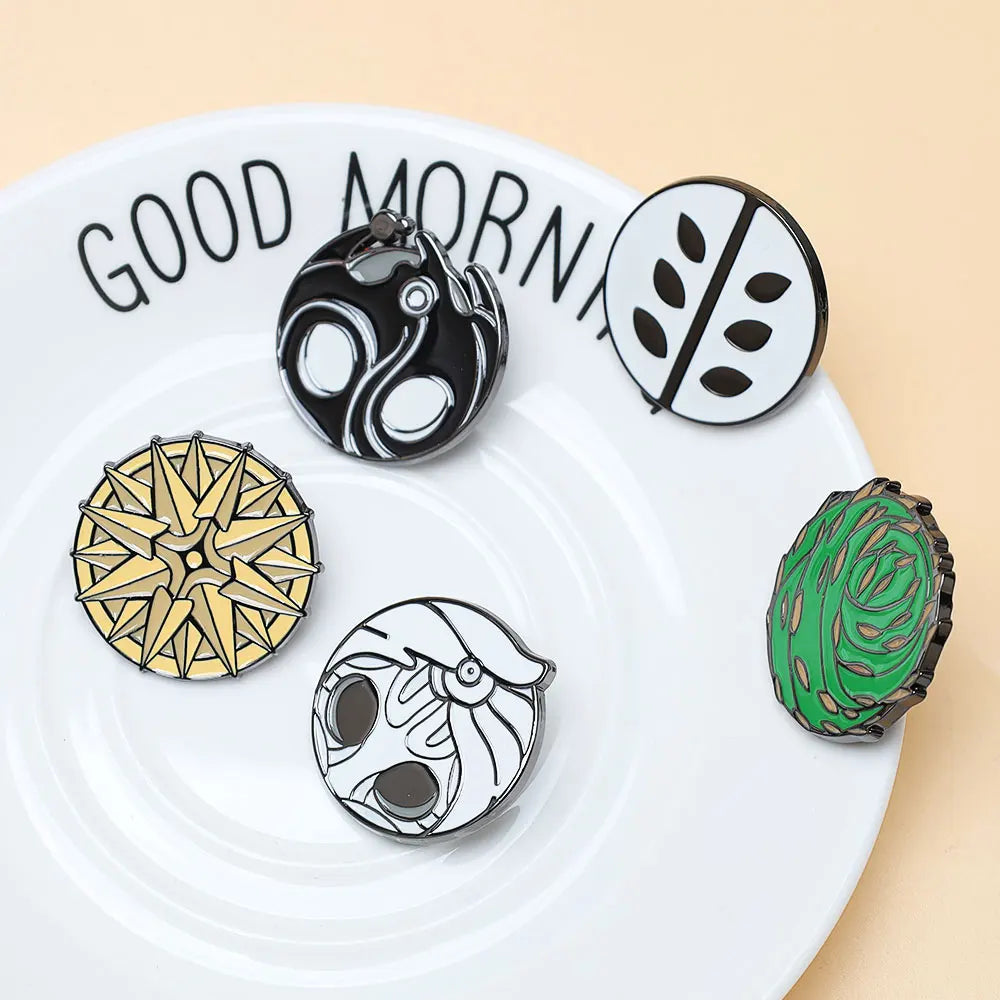 Hollow Knight Charms Enamel Pin Collection, Weaversong, Dreamshield, Kingsoul & More Lapel Brooches Cartpitol