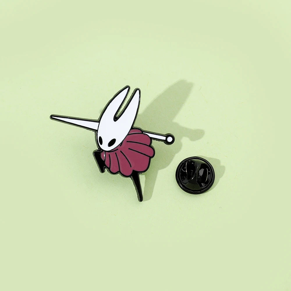 Hollow Knight Cute Enamel Pin, Adorable Game Character Lapel Brooch Cartpitol