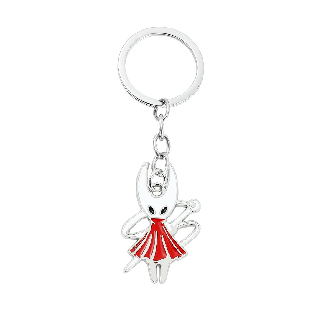 Hollow Knight Characters Keychain, Cute Metal Game Pendant Keyring - Cartpitol
