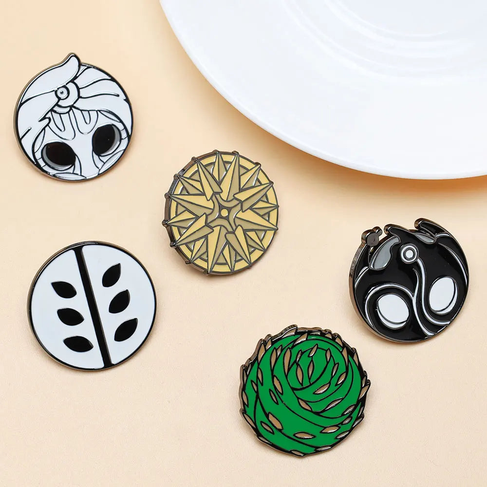 Hollow Knight Charms Enamel Pin Collection, Weaversong, Dreamshield, Kingsoul & More Lapel Brooches Cartpitol