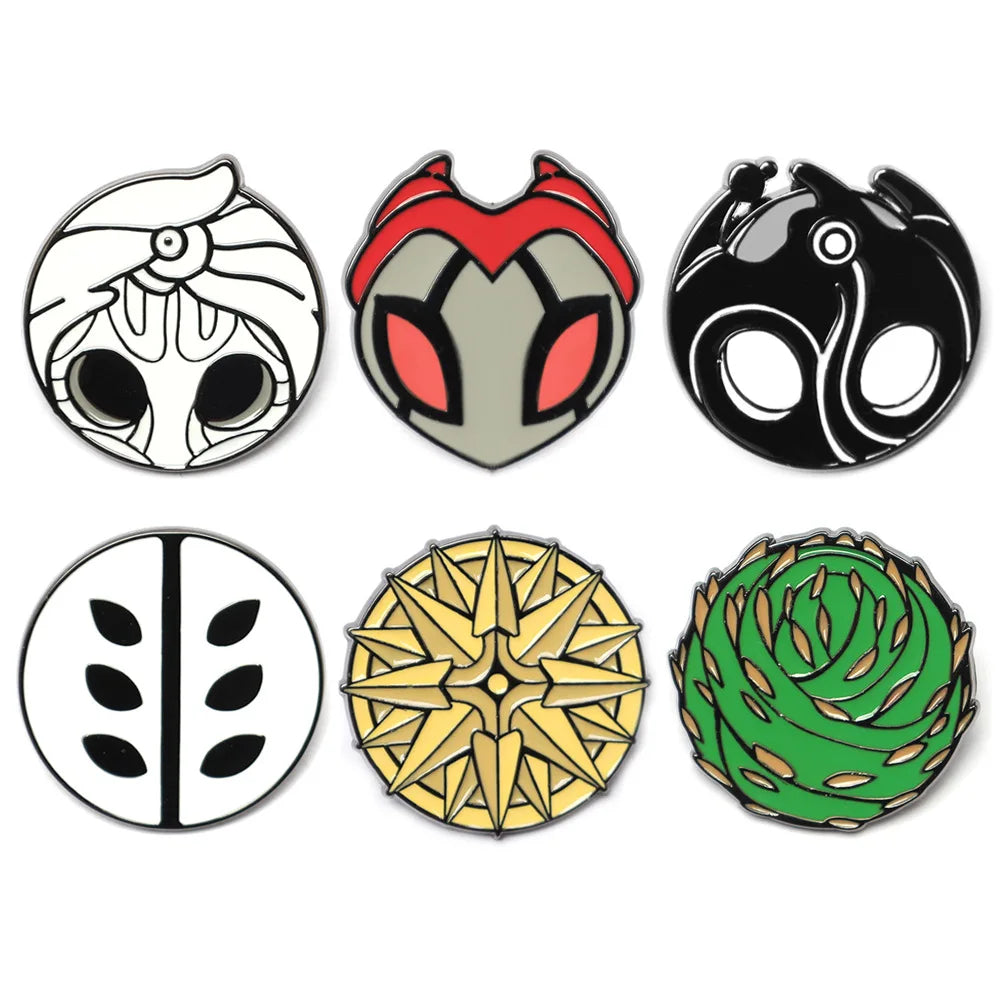 Hollow Knight Charms Enamel Pin Collection, Weaversong, Dreamshield, Kingsoul & More Lapel Brooches Cartpitol