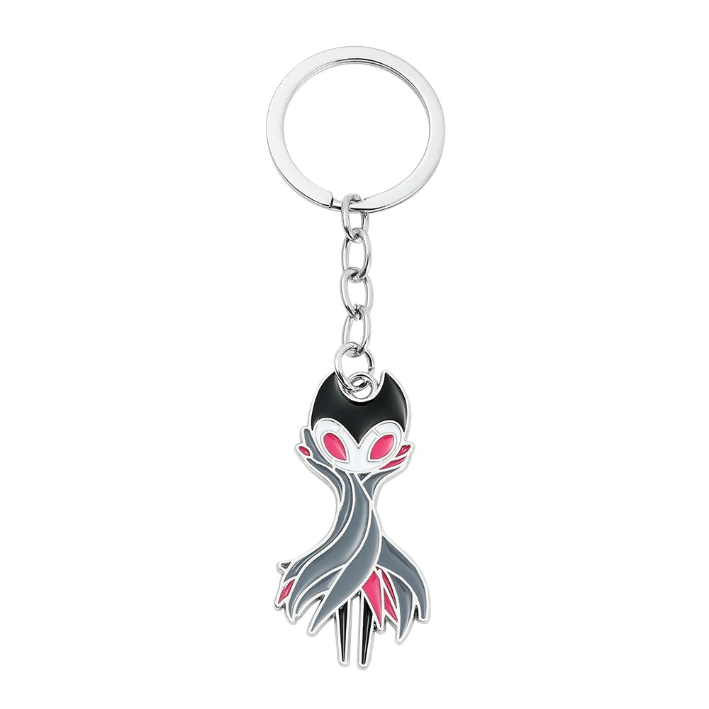 Hollow Knight Characters Keychain, Cute Metal Game Pendant Keyring - Cartpitol