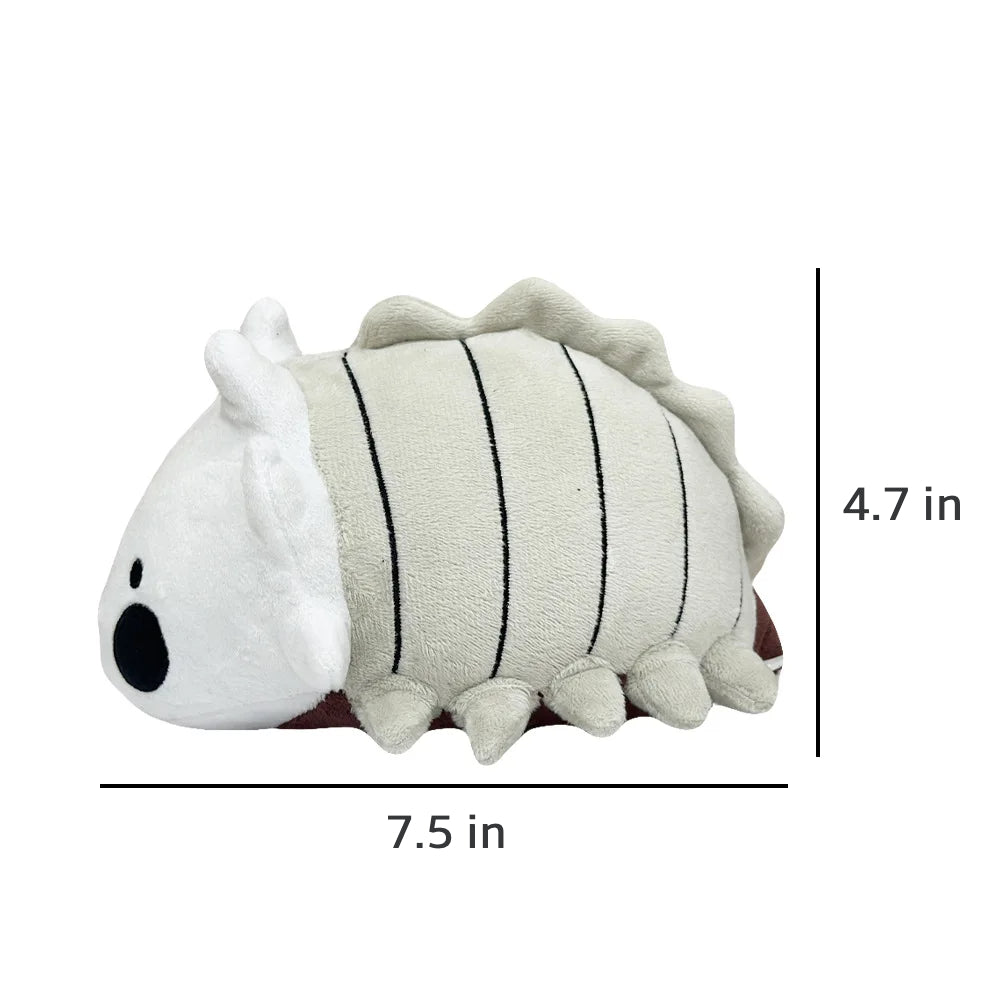 Size reference image of the Bell Beast Plush Toy (12cm tall x 19cm wide), showing scale next to a hand or object