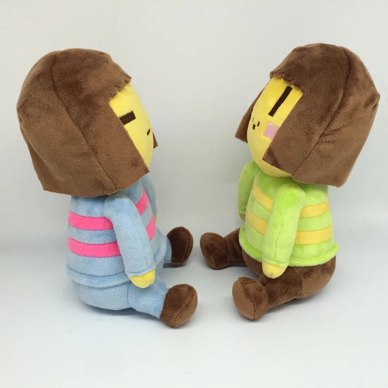 Chara & Frisk Plush set packaged as perfect Christmas gifts, a popular Undertale Plush Toy option
