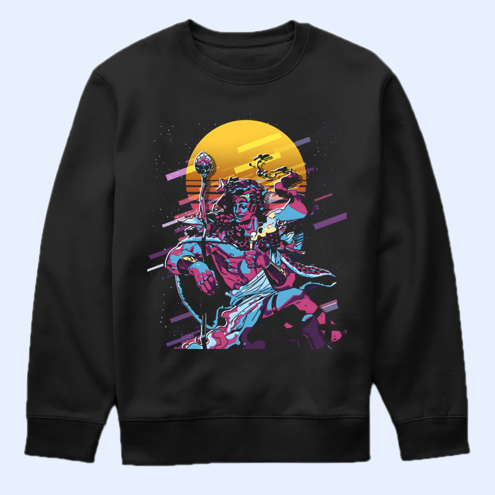 Hades Shirt, Retro Dionysus God of Wine Tee, Fan-Inspired Hades Merch Cartpitol