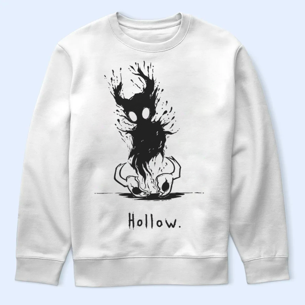 Hollow Knight Vessel Silhouette Sweatshirt, Minimalist Game Fan Shirt, Official Game Fan Apparel & Merch Cartpitol