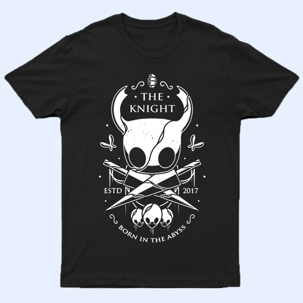 The Knight Hollow Knight Pixel Art Shirt, Deep Game Story Apparel, Official Game Fan Apparel & Merch Cartpitol