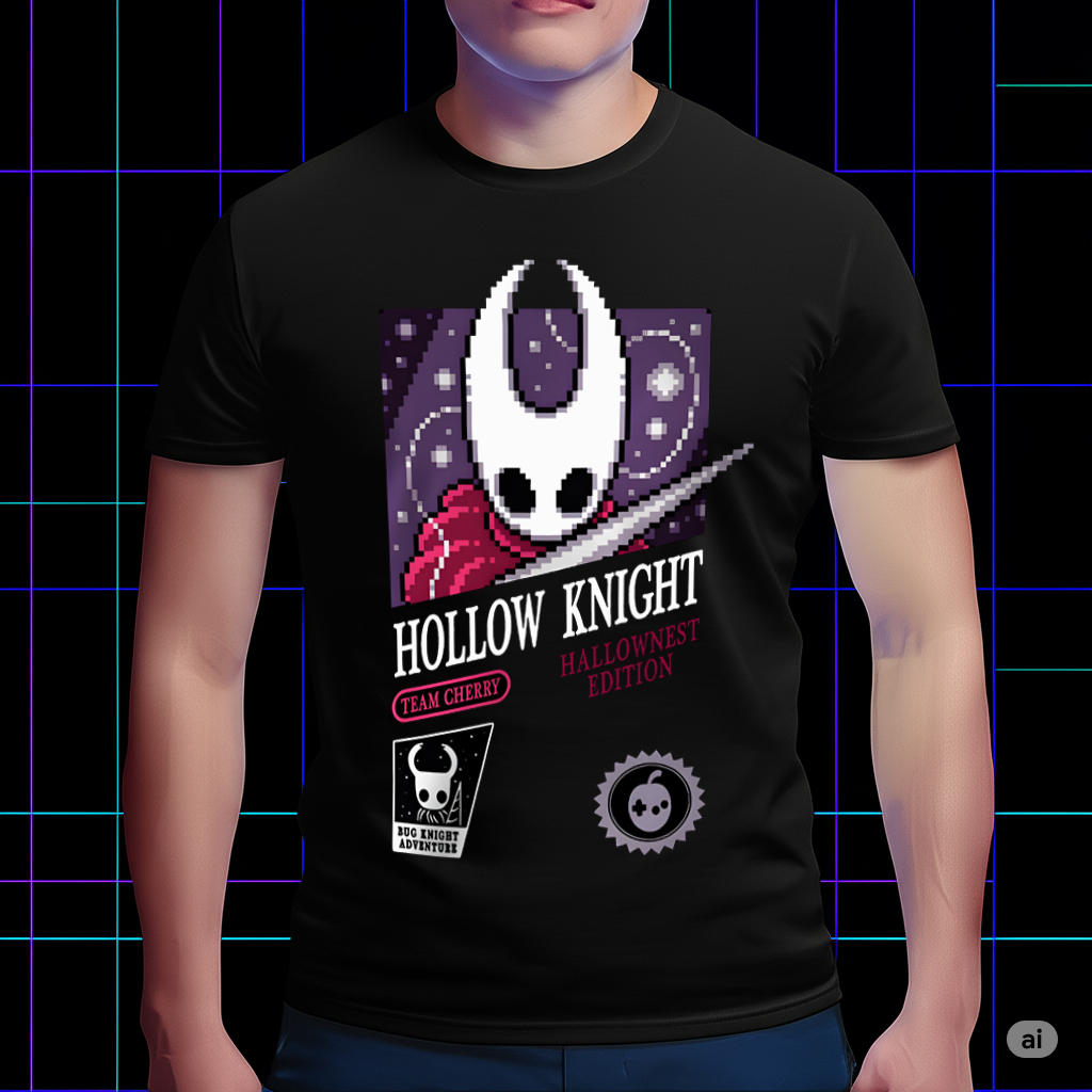 Hollow Knight The Knight Lore Fan T-shirt, Deep Game Story Apparell, Official Game Fan Apparel & Merch Cartpitol