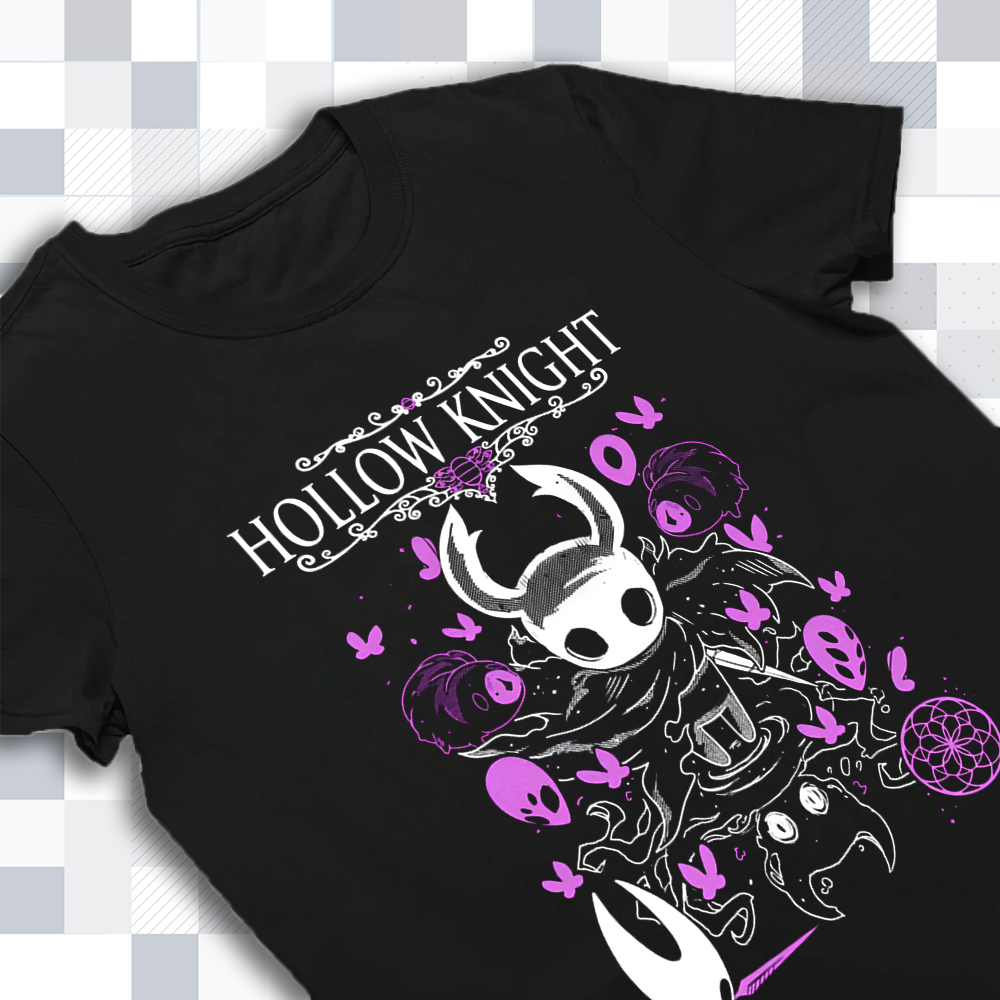 Hollow Knight The Knight Epic Pose T-Shirt, Retro Gaming Fan Gift, Official Game Fan Apparel & Merch Cartpitol