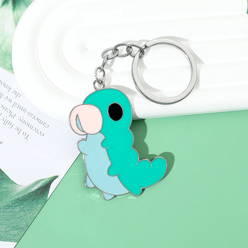 Front view of the cute Hollow Knight metal keychain model4