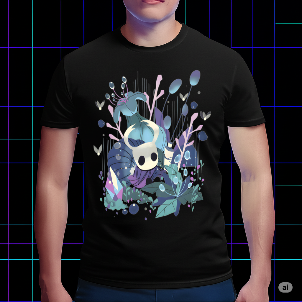 Hollow Knight Main Character T-Shirt, Deep Game Story Apparel, Official Game Fan Apparel & Merch Cartpitol