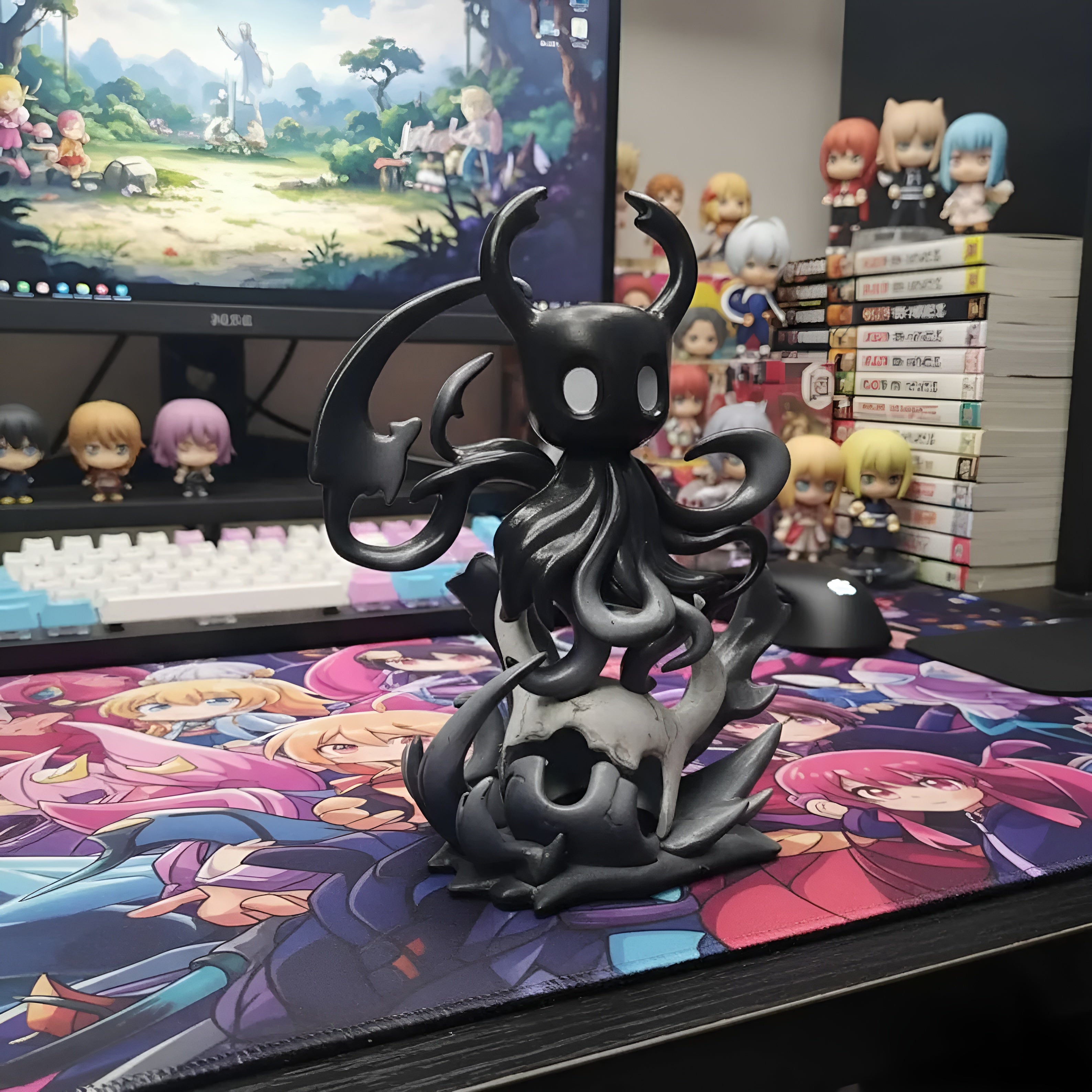 Hollow Knight Shade Figure, The Knight's Shadow Collectible Statue, Gift For Silksong Fans Cartpitol