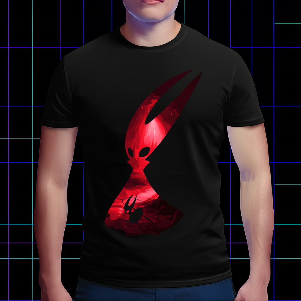 Hollow Knight Shirt, The Hornet's Silhouette, Silksong Tee Cartpitol