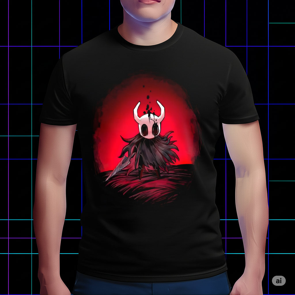 Hollow Knight Little Ghost Collector's Tee, Exclusive Fan Art Shirt, Official Game Fan Apparel & Merch Cartpitol