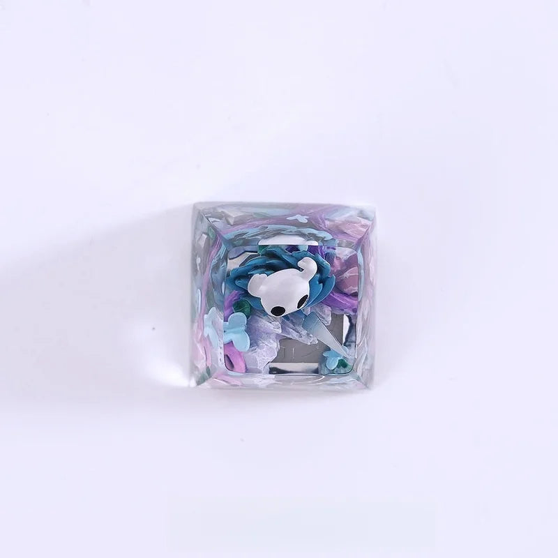 Hollow Knight Transparent Keycaps Esc 1pcs Personalized Mechanical Keyboard Keycaps Hand Painted Gift Creative Collection Keycap Cartpitol