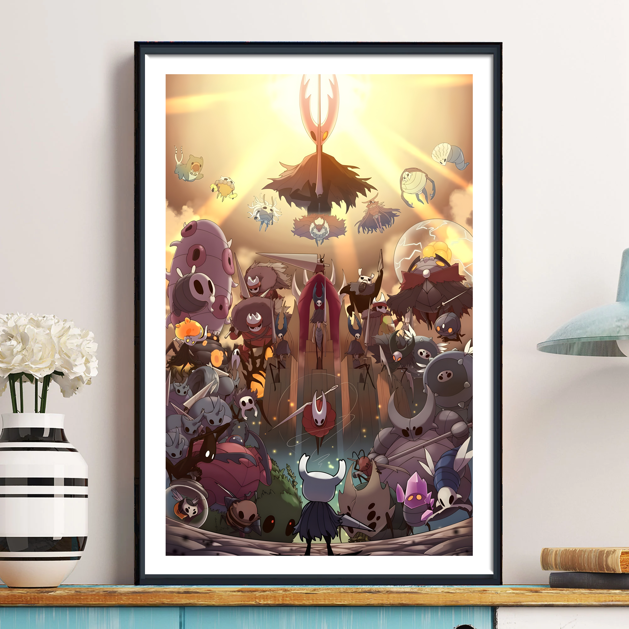 Hollow Knight Fan Art Poster - Premium Wall Art Print Cartpitol