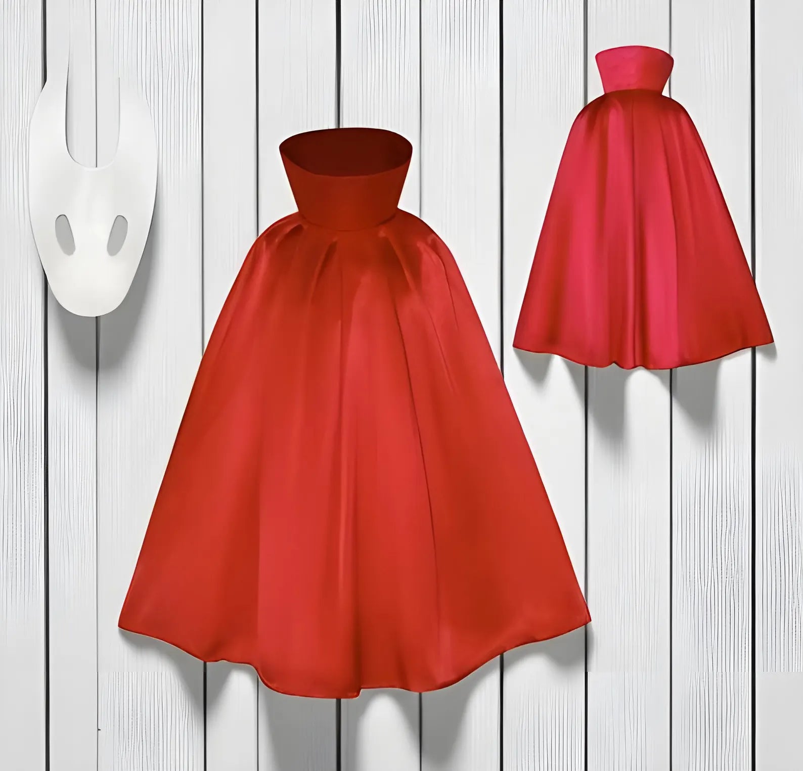 Halloween Game Hollow the Knight: Silksong Hornet Sister Cosplay Cape Costume Mask Roleplay Clothing Cute Fridge Display Gift Cartpitol