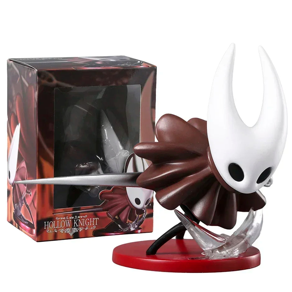 Side view of Hornet Hollow Knight figure, showing detailed cloak