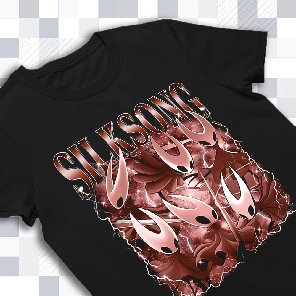 Close-up of the print detail on the Hornet shirt, showcasing the unique fan-inspired artwork and collectible quality.