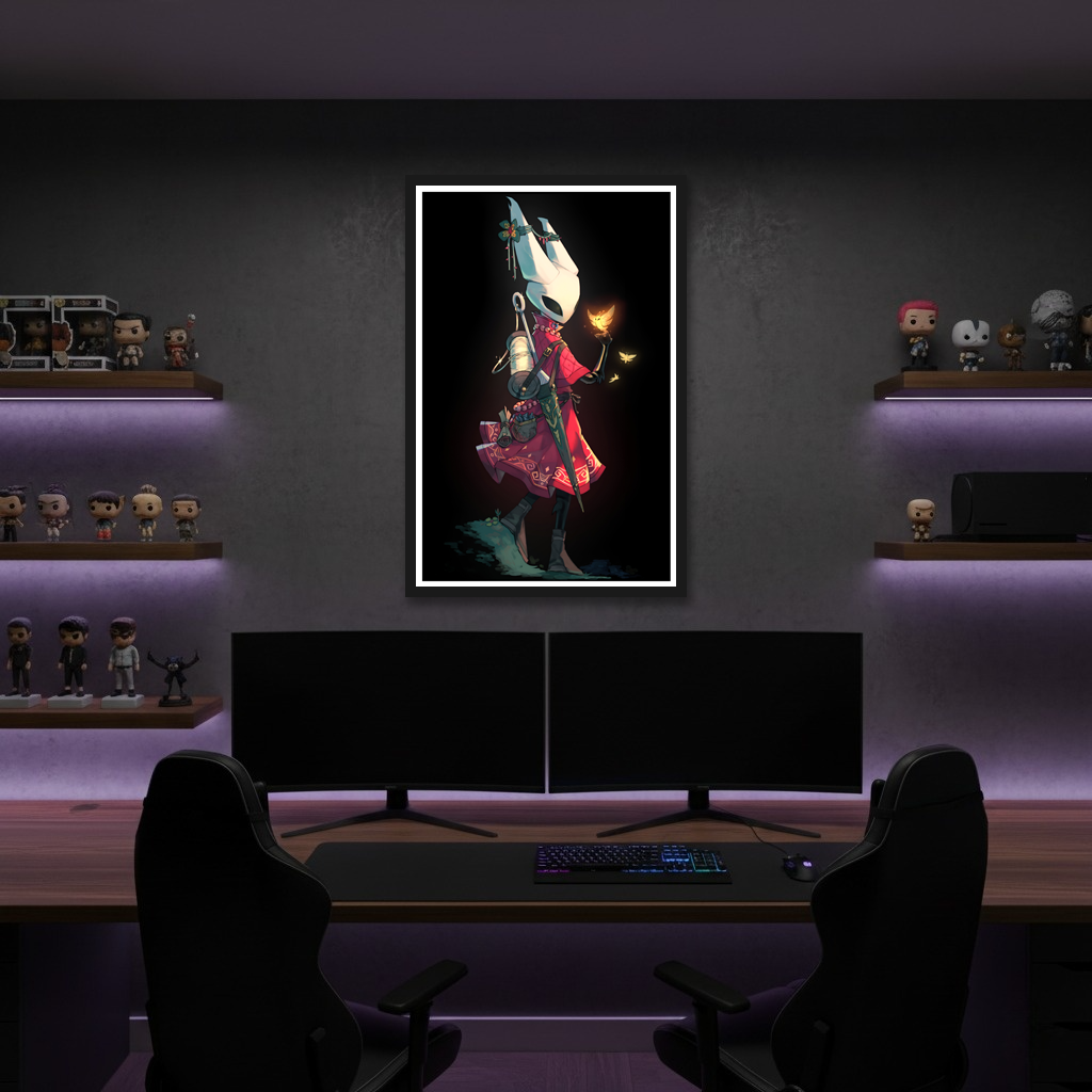 Hornet Wall Art - Stunning Fan Art Silksong Poster Cartpitol