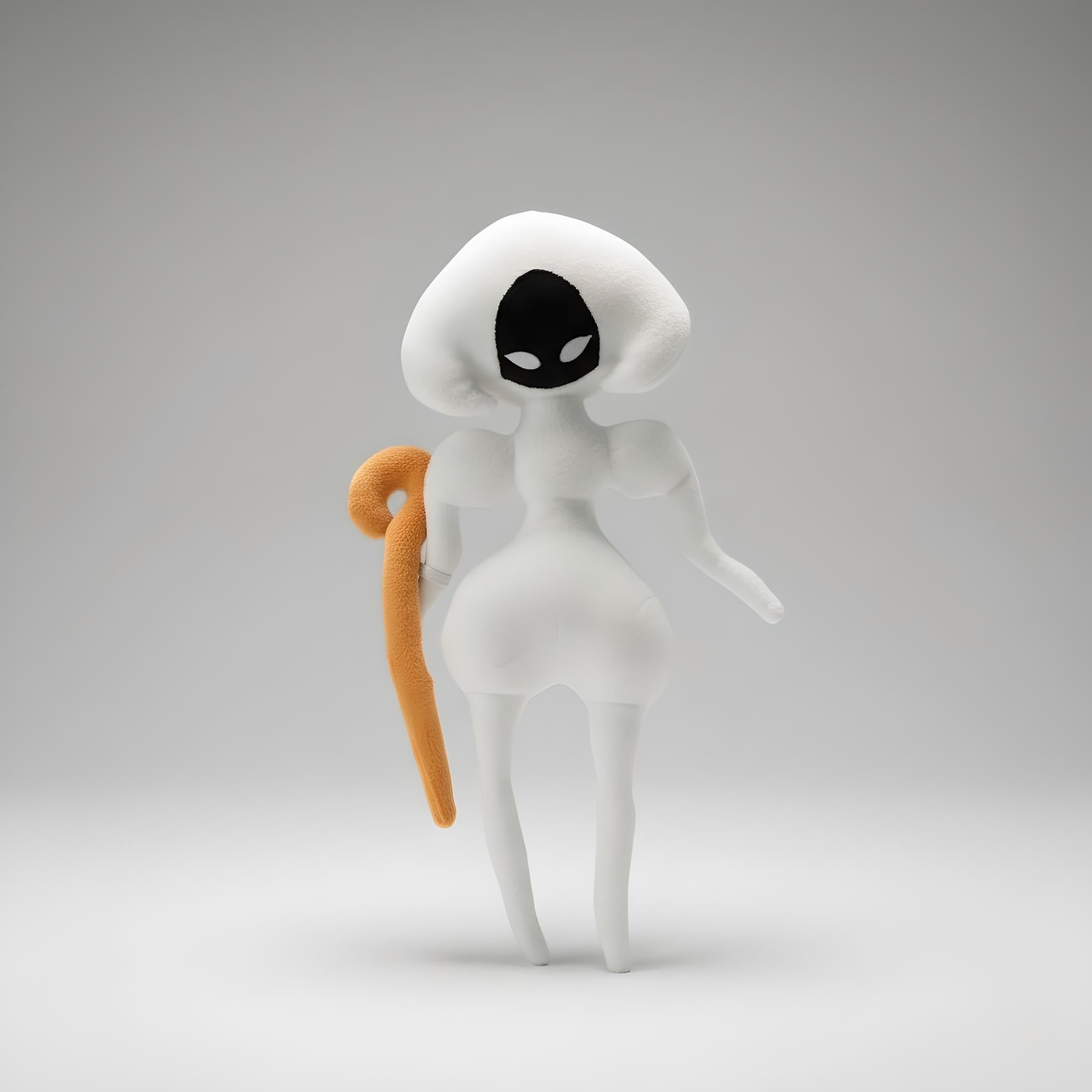 Front view of the Lace Plush Toy, highlighting the soft texture and Silksong Merch quality.