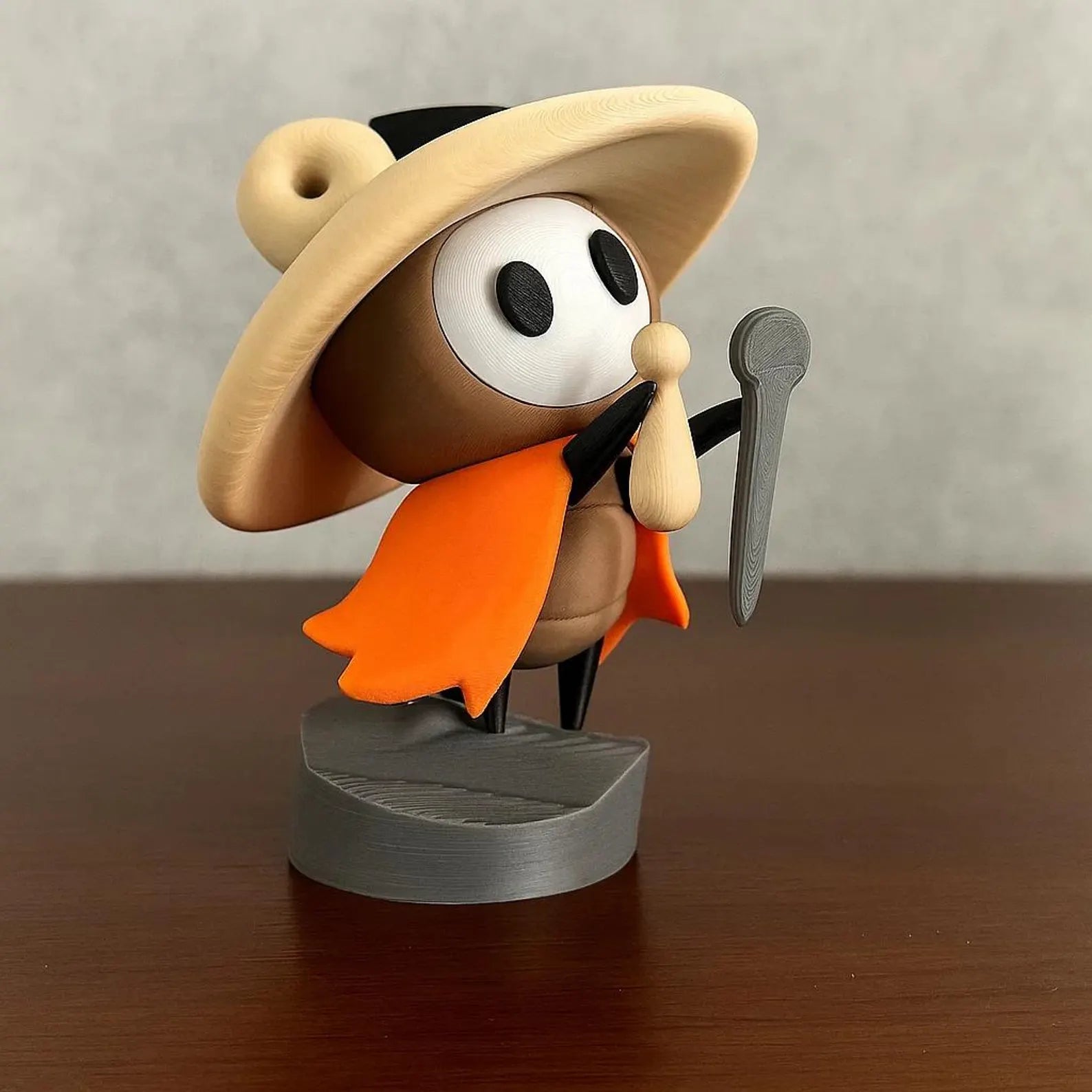 Close-up of the smooth resin material and finely sculpted details of the Sherma Silksong Figure