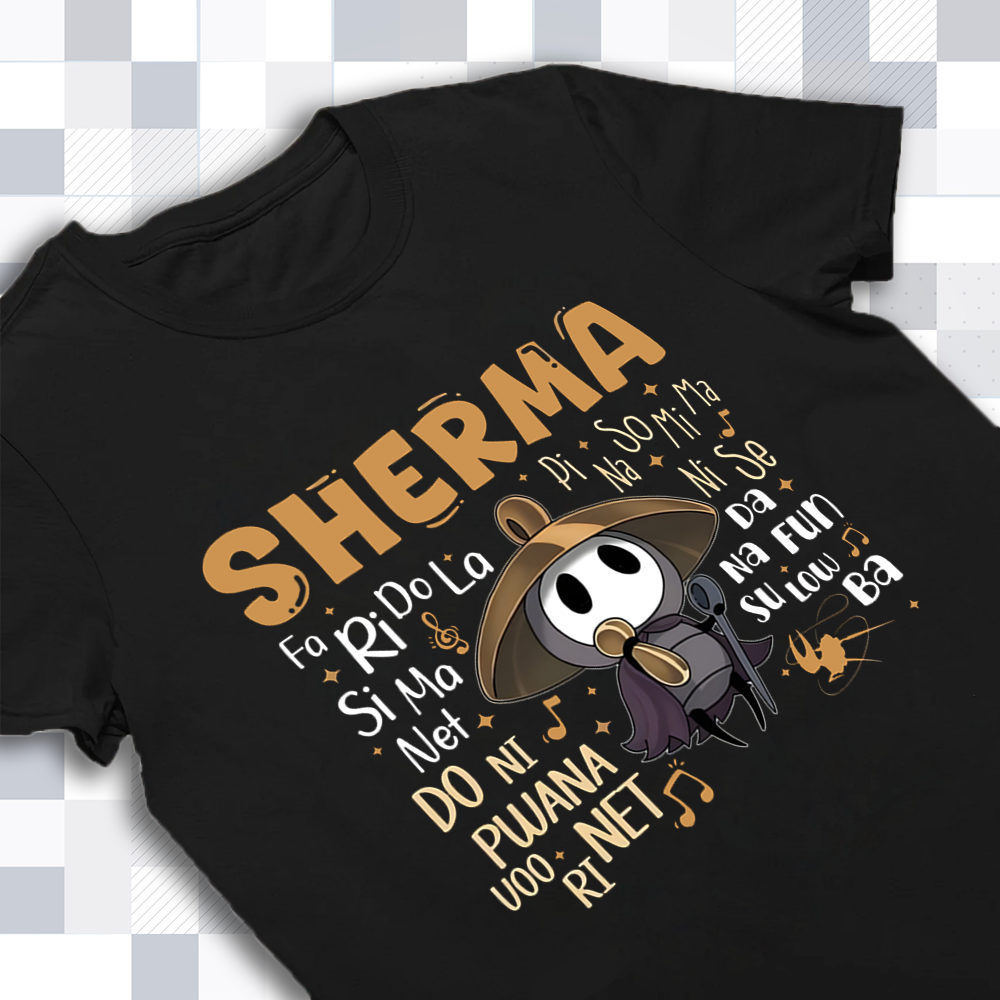 Sherma Shirt - The Loyal Traveler Silksong Tee & Hollow Knight Apparel Cartpitol