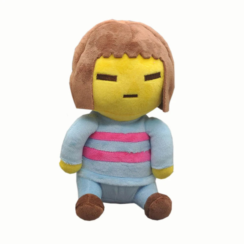 Undertale Plush Toy Frisk, illustrating the soft stuffed fabric and design