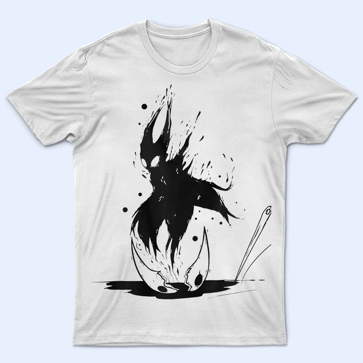 Hollow Knight Little Ghost T-Shirt, Indie Game Fan Apparel Gift, Official Game Fan Apparel & Merch Cartpitol