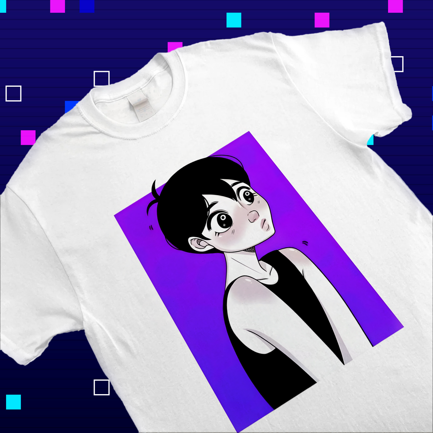 Omori Shirt, Omori Graphic T-Shirt, Psychological Horror Fan Wear Cartpitol