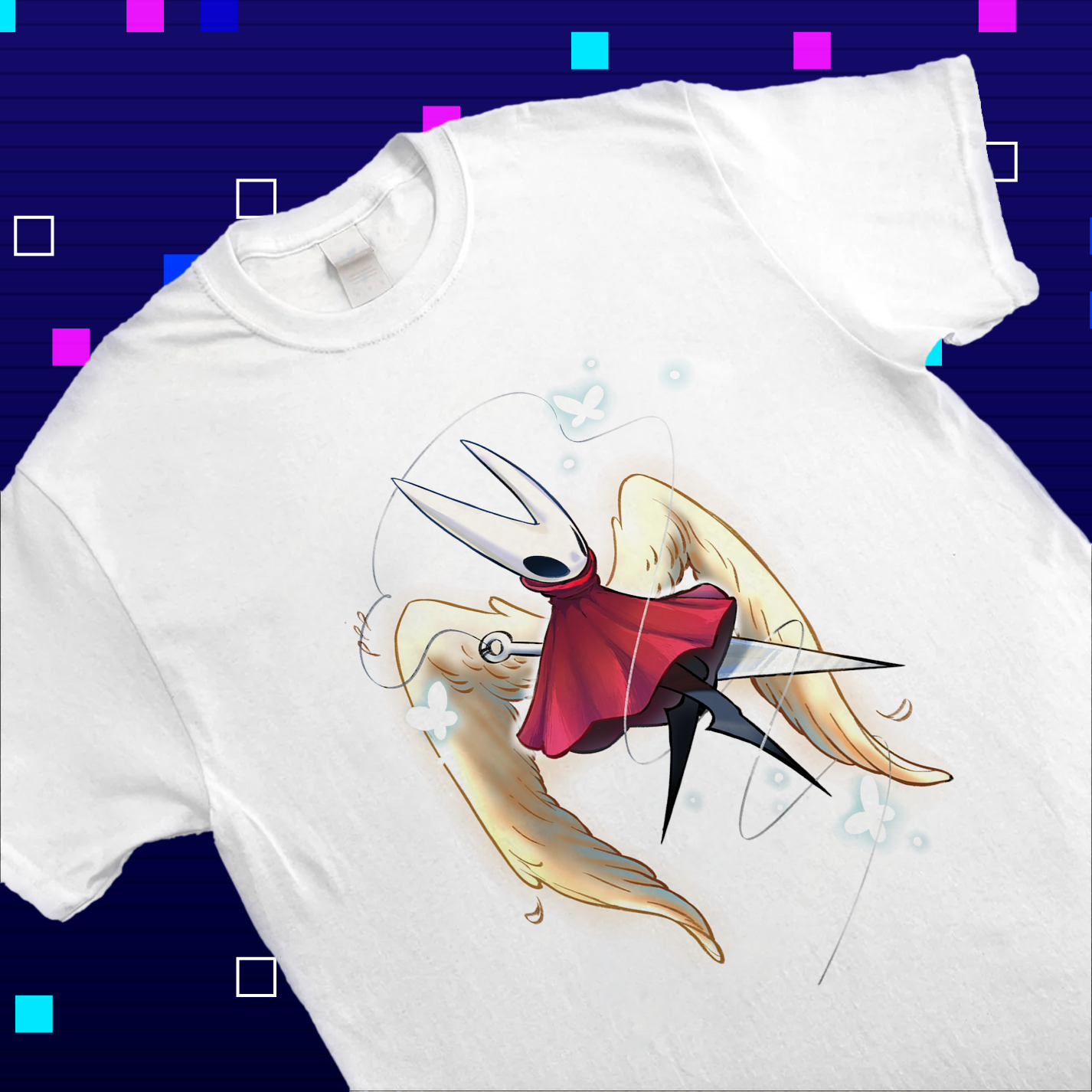Hornet Shirt - Silksong Action Pose Merch V2