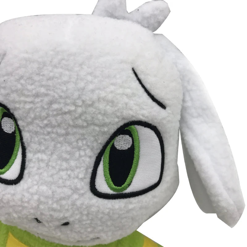 Close-up of the Asriel Dreemurr plush's soft stuffed texture, highlighting its high-quality material and detailed stitching for Undertale fans.