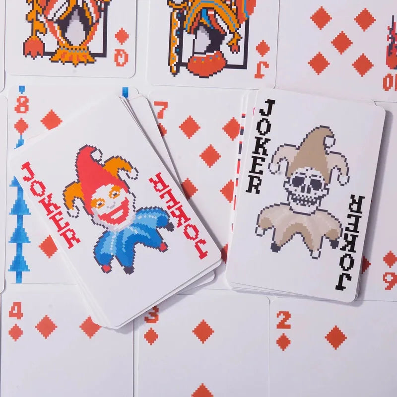 Close-up of the two exclusive custom Joker cards included in the Balatro Merch deck.