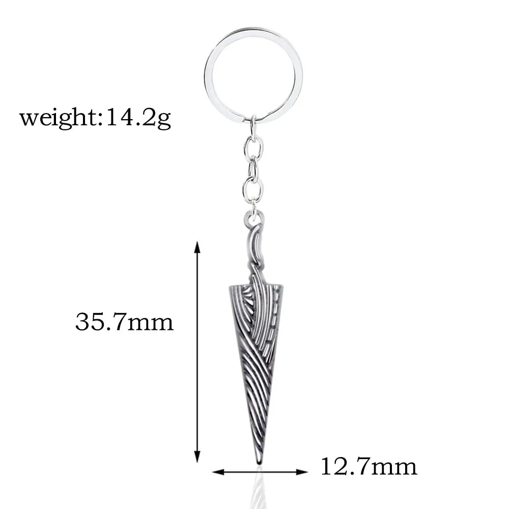 Iconic Bone Nail keychain size