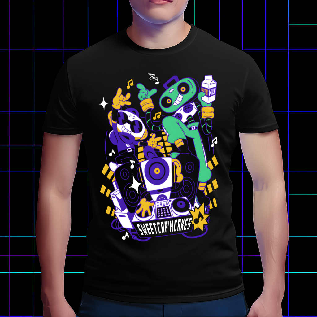DELTARUNE 'BEST Musical Trio' T-Shirt, Fan Apparel & Game Inspired Tee Cartpitol