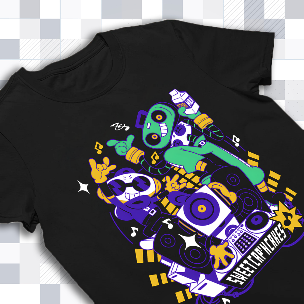 DELTARUNE 'BEST Musical Trio' T-Shirt, Fan Apparel & Game Inspired Tee Cartpitol