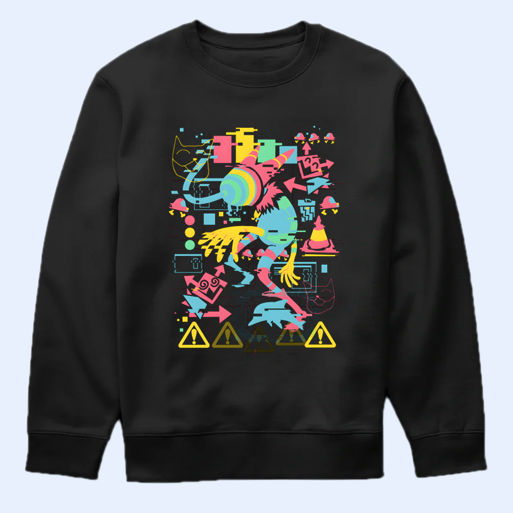 DELTARUNE 'Disruption' Graphic T-Shirt, Abstract Dark World Inspired Apparel Cartpitol