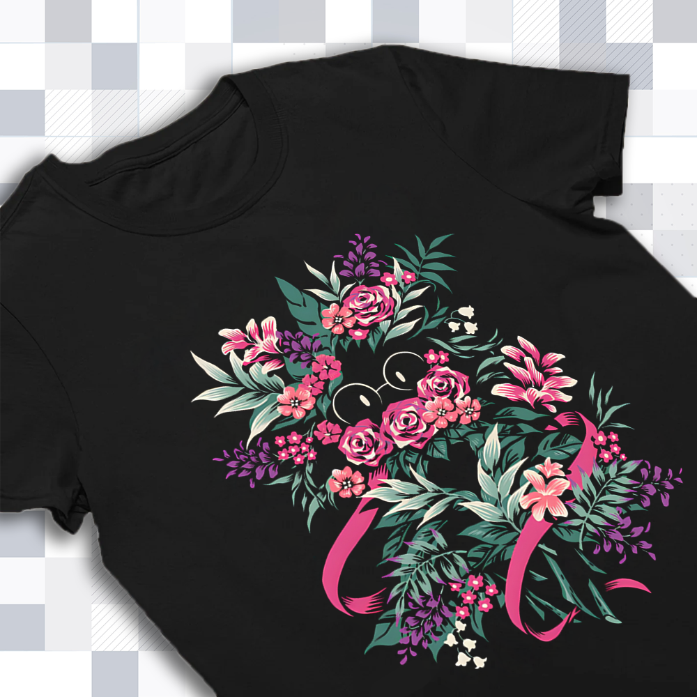 DELTARUNE 'Floral Ralsei' T-Shirt, Charming Prince Fan Apparel & Graphic Tee Cartpitol