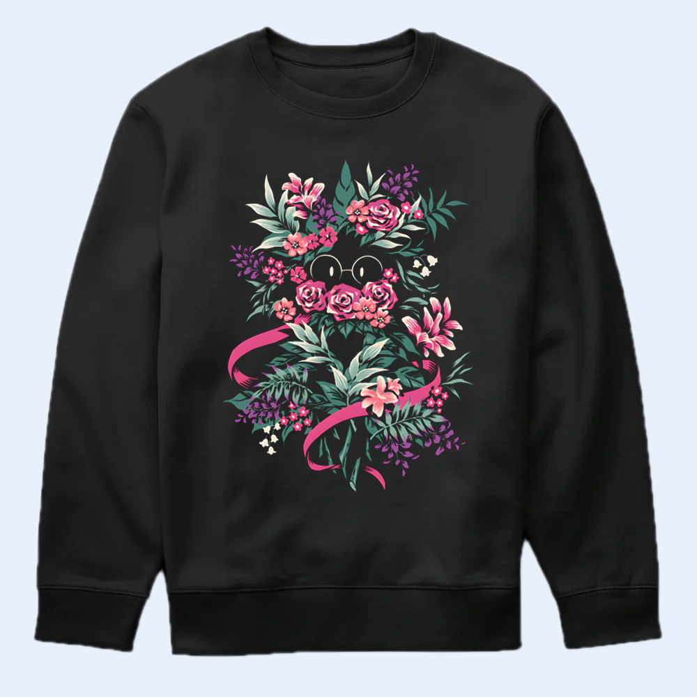 DELTARUNE 'Floral Ralsei' T-Shirt, Charming Prince Fan Apparel & Graphic Tee Cartpitol