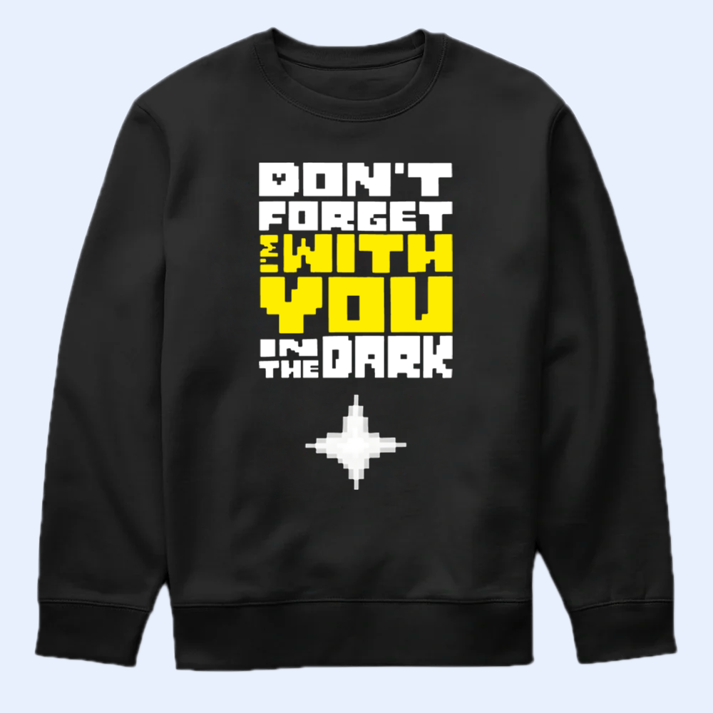 DELTARUNE Merch, Don't Forget I'm With You T-Shirt, Comforting Fan Apparel Cartpitol