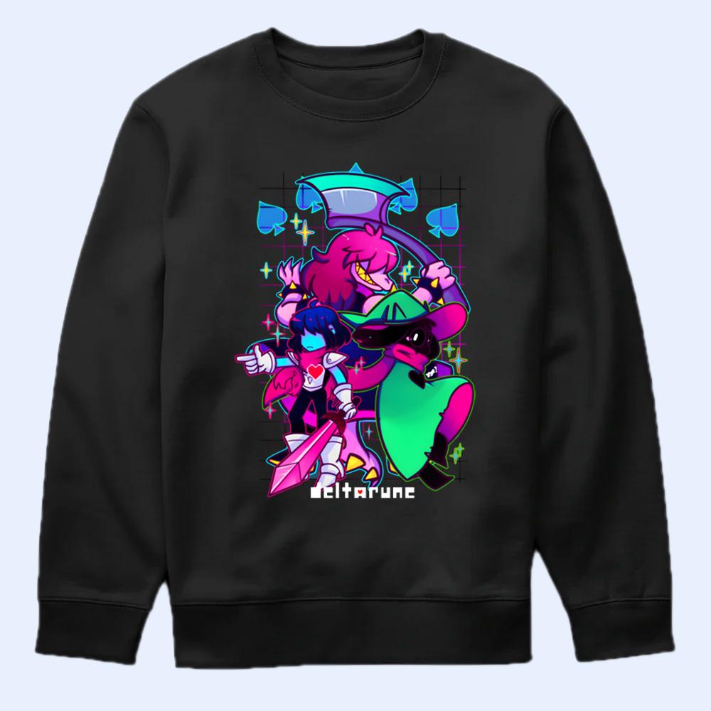 DELTARUNE Merch, 'The Trio' Kris, Susie, and Ralsei T-Shirt - Iconic Character Fan Apparel Cartpitol