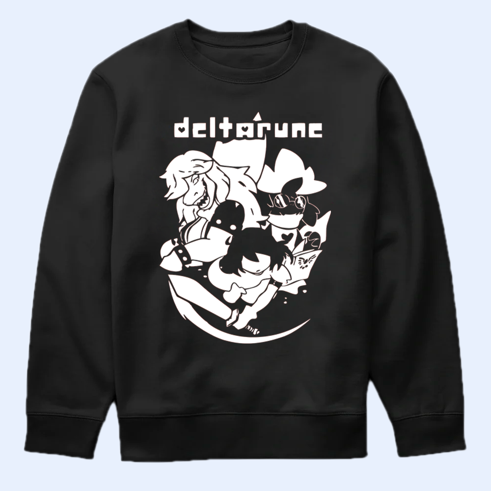 DELTARUNE Merch, 'The Trio' T-Shirt, Iconic Character Fan Apparel Cartpitol