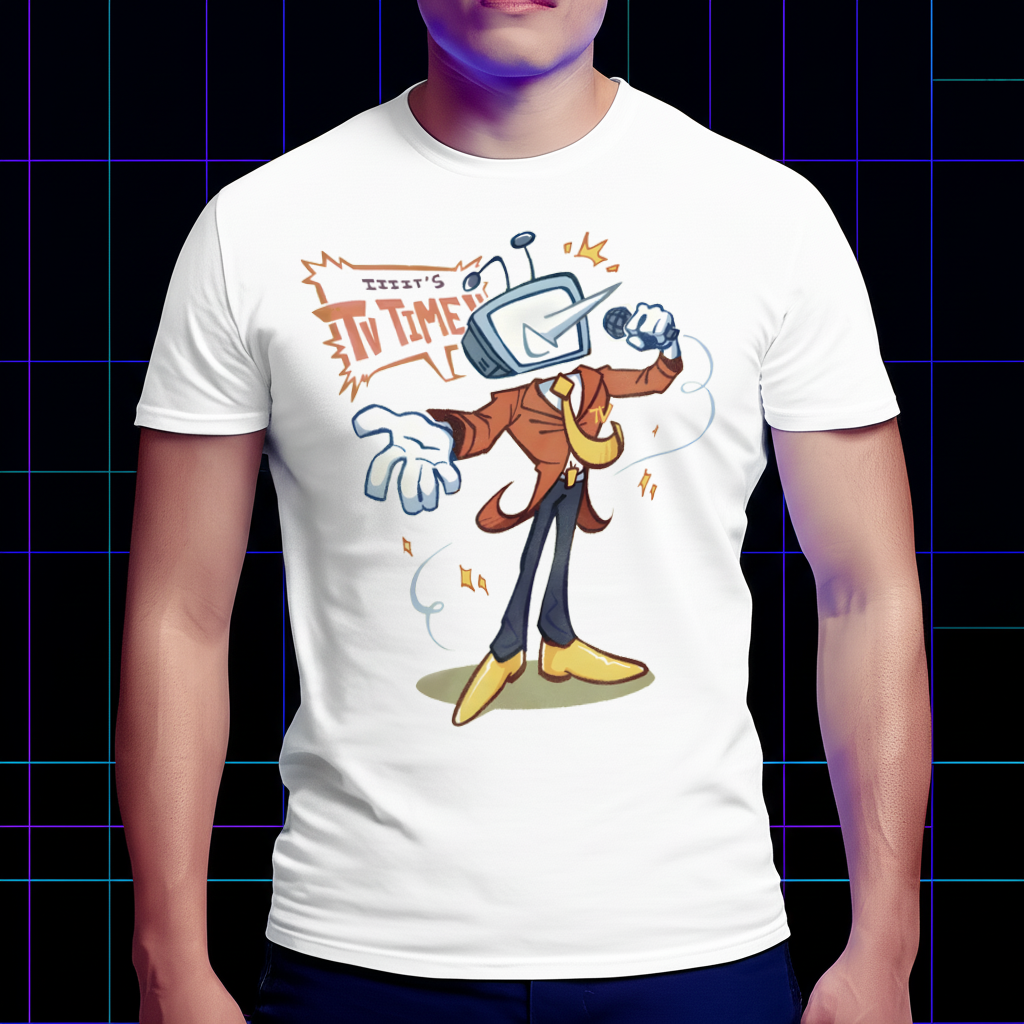 DELTARUNE Mr. Ant Tenna 'It's TV time' T-Shirt, Game-Inspired Fan Apparel & Graphic Tee Cartpitol