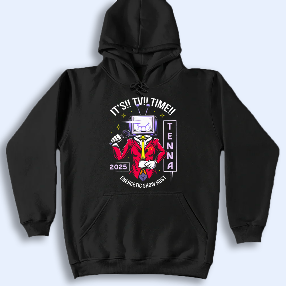 DELTARUNE Mr. Ant Tenna 'It's TV Time' T-Shirt, Energetic Show Host Fan Apparel Cartpitol