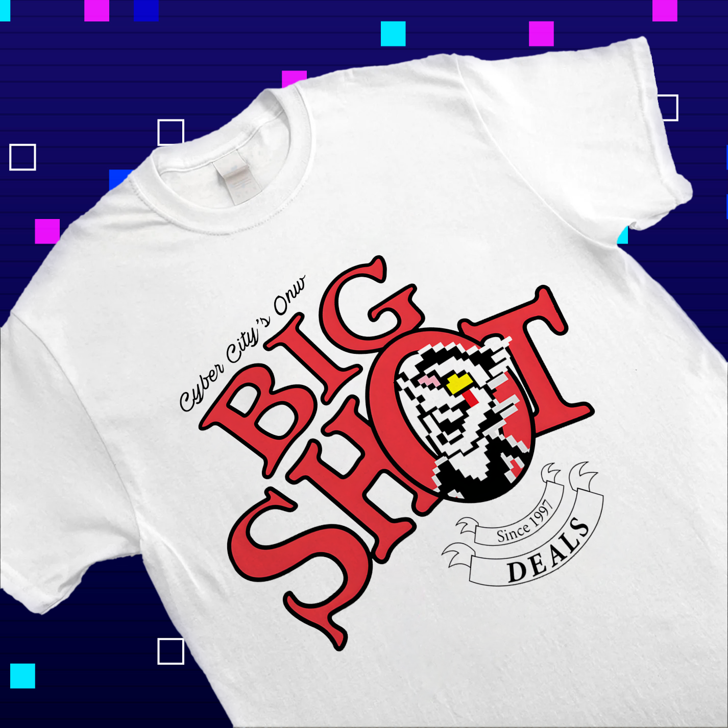 DELTARUNE Spamton 'BIG SHOT' T-Shirt, Ultimate Salesman Fan Apparel & Graphic Tee Cartpitol