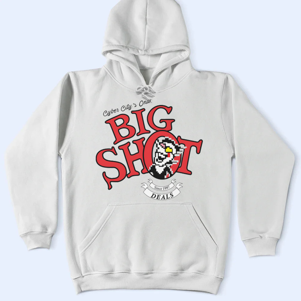 DELTARUNE Spamton 'BIG SHOT' T-Shirt, Ultimate Salesman Fan Apparel & Graphic Tee Cartpitol