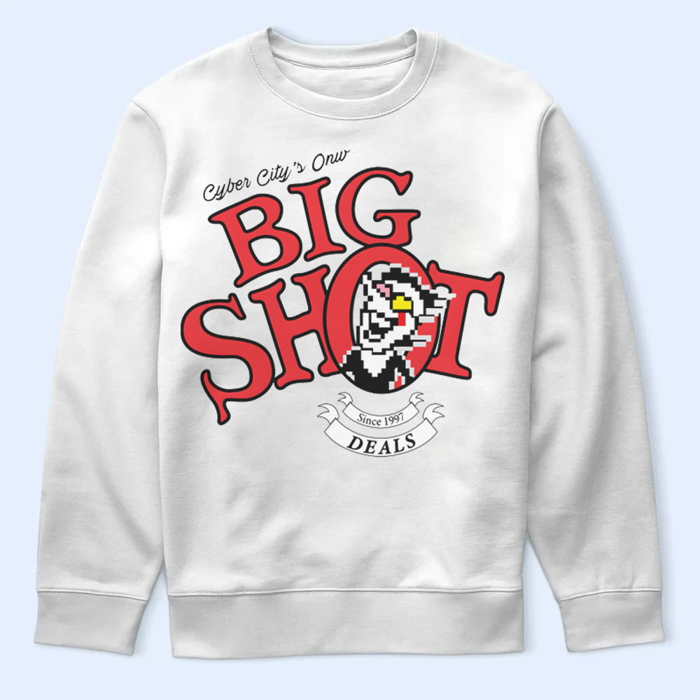 DELTARUNE Spamton 'BIG SHOT' T-Shirt, Ultimate Salesman Fan Apparel & Graphic Tee Cartpitol