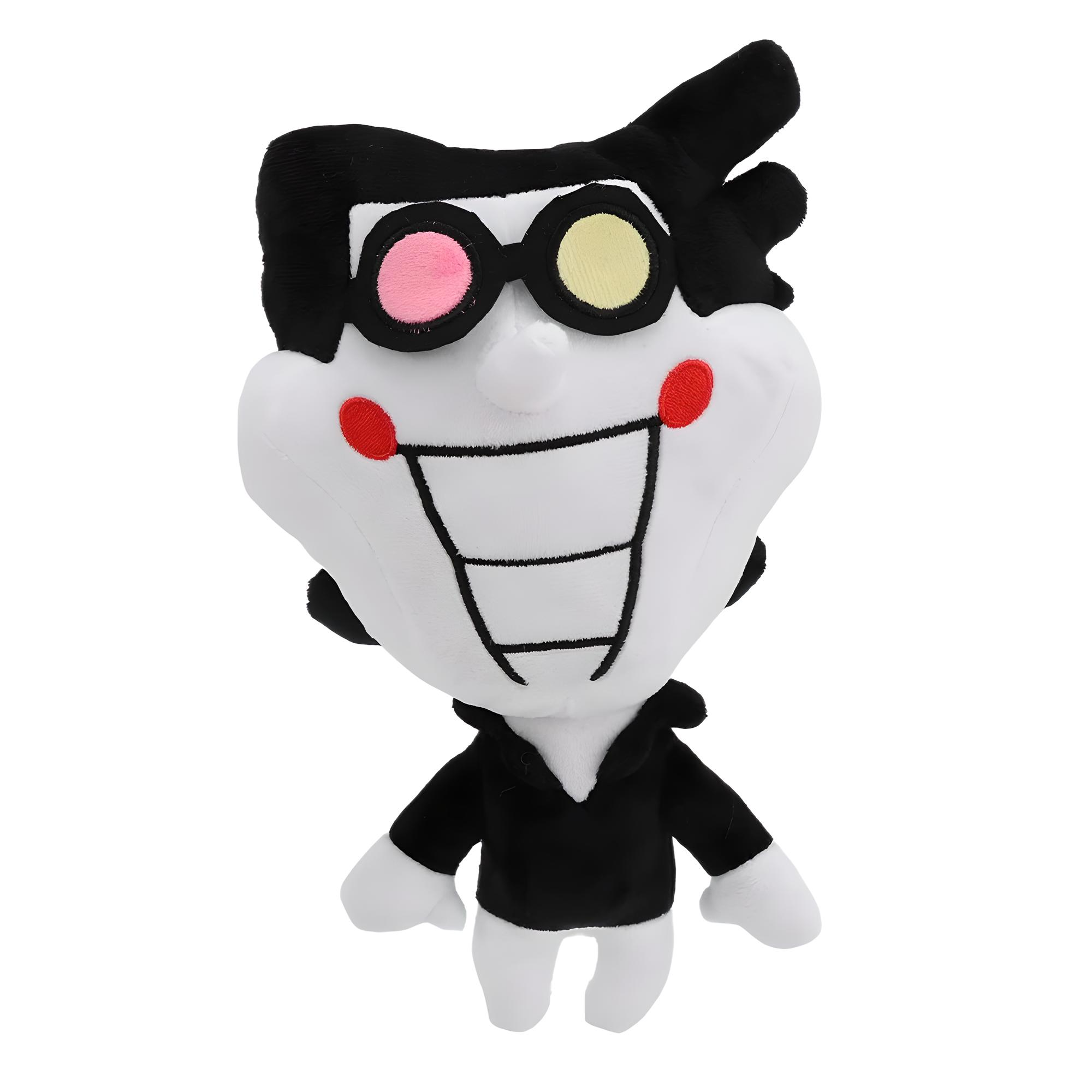 Front view of the DELTARUNE Spamton Plush Toy, a 30cm BIG SHOT stuffed figure