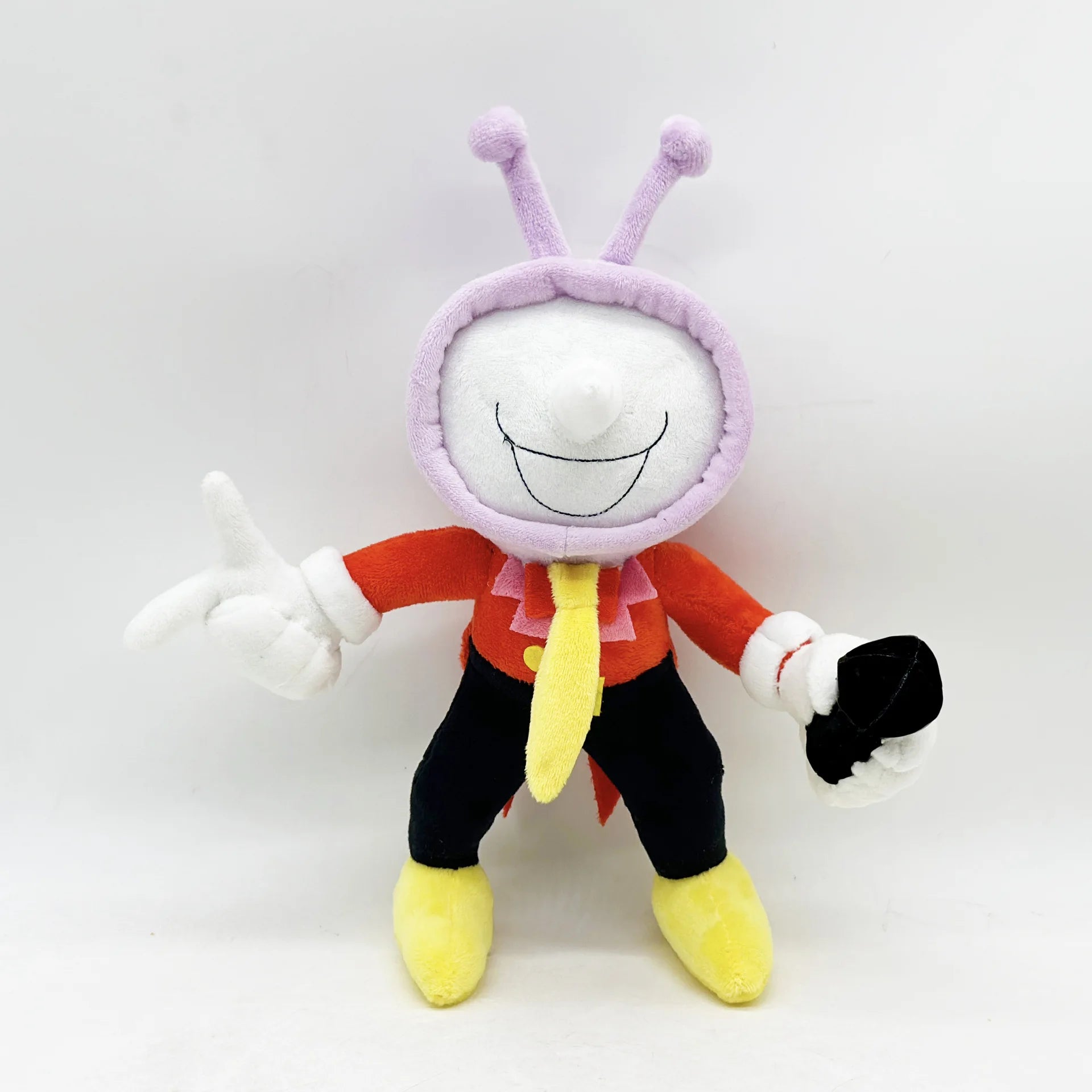 Front view of the DELTARUNE Tenna Plush Toy, featuring the unique TV-inspired character design.