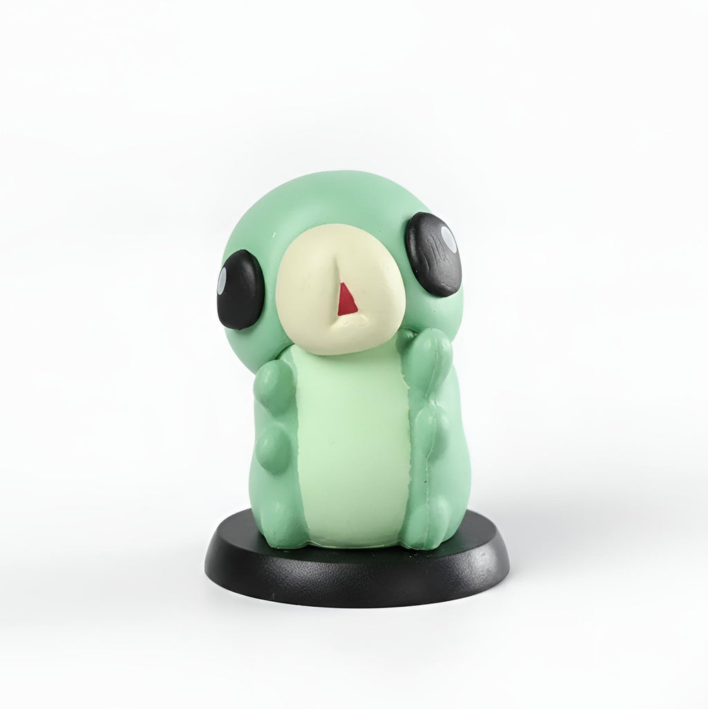 Front view of the adorable Grub Mini Figure, an essential Hollow Knight Merch collectible.